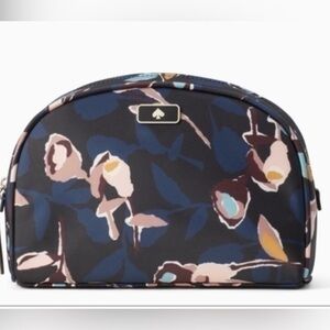 Kate Spade New York Floral Cosmetic Case – Zip Pouch – Travel Makeup Bag